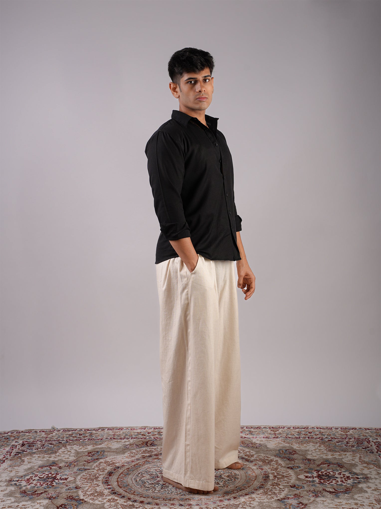 Aryan Linen Fitted Shirt