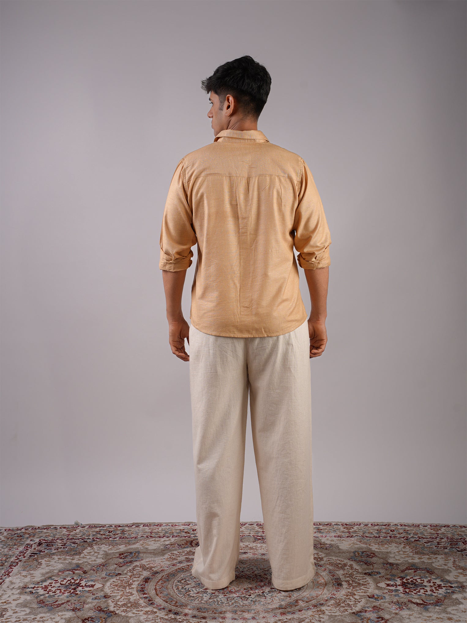 Karan Khadi Linen Fitted Shirt