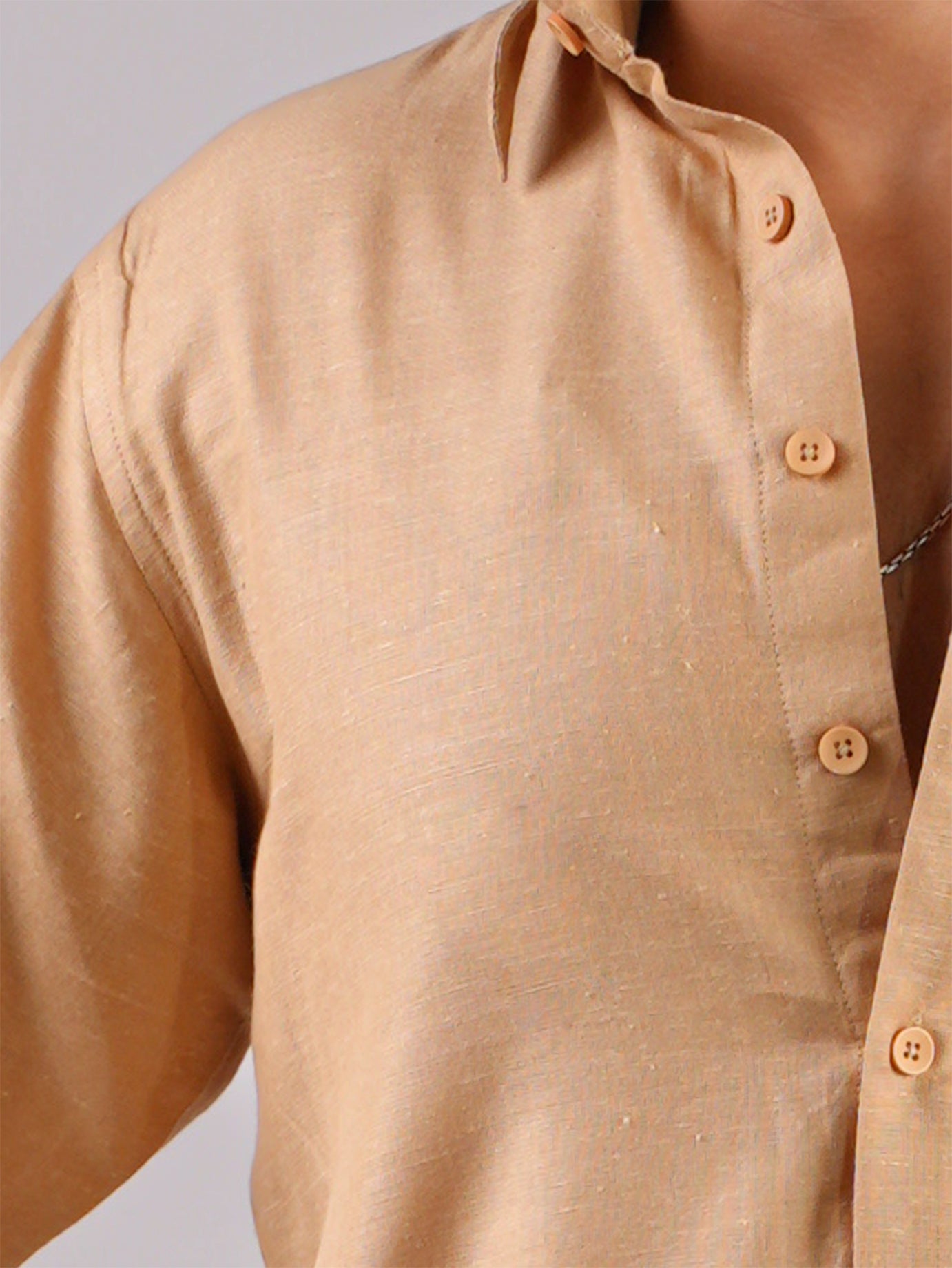 Karan Khadi Linen Fitted Shirt