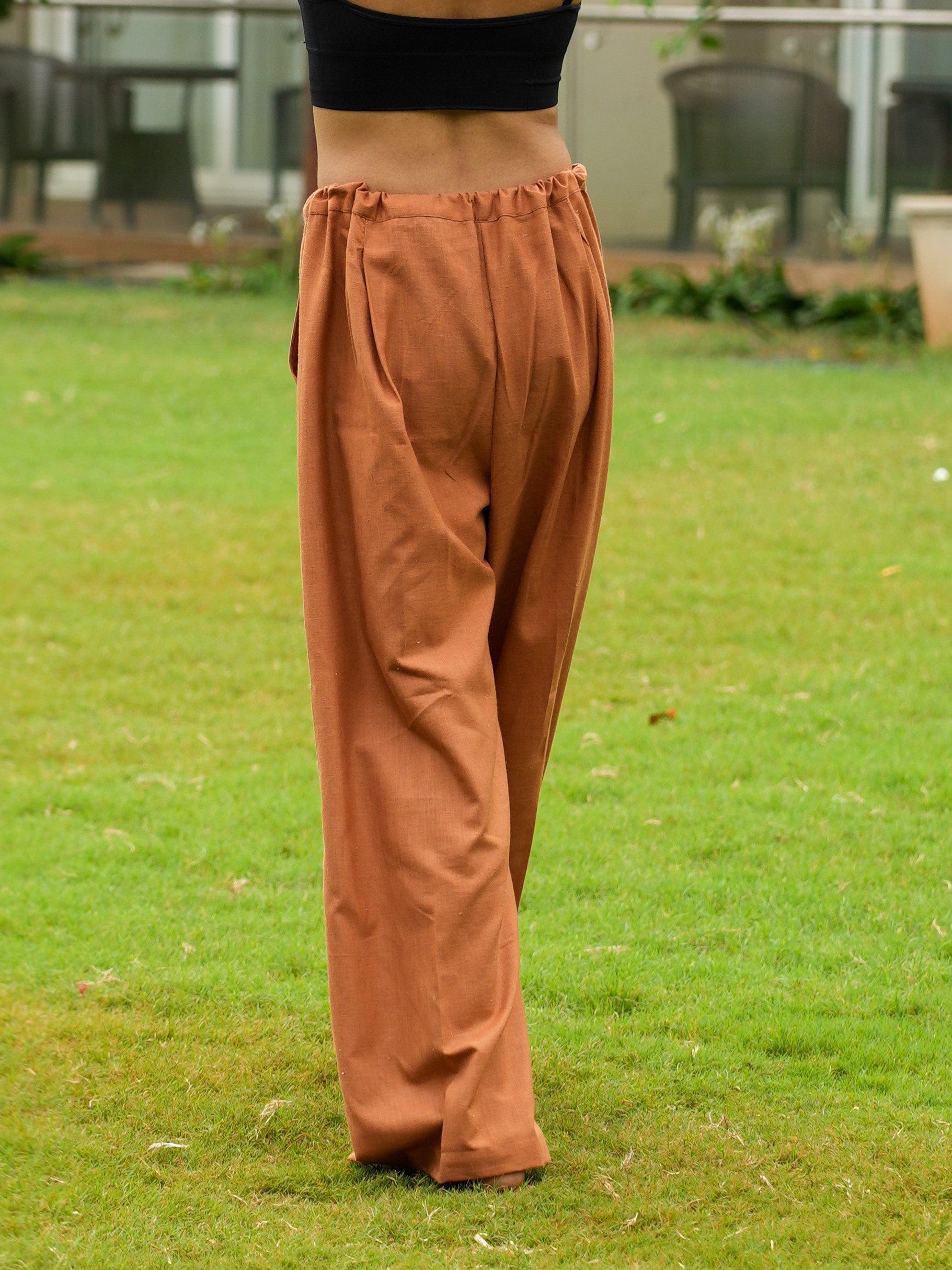 Brown Relaxed Pants