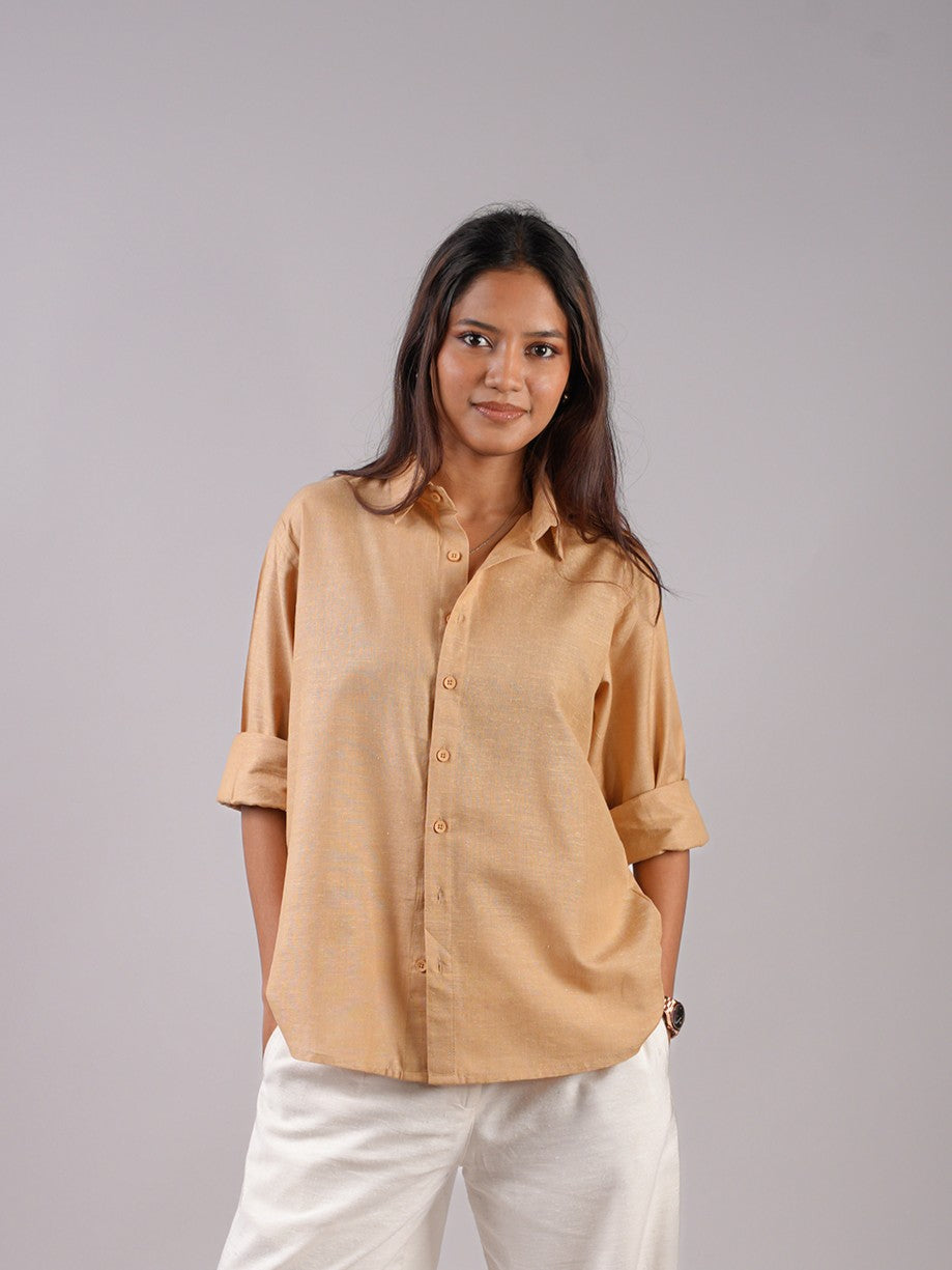 Oversized Khadi Linen Shirt