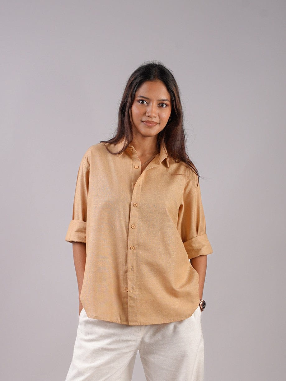 Oversized Khadi Linen Shirt