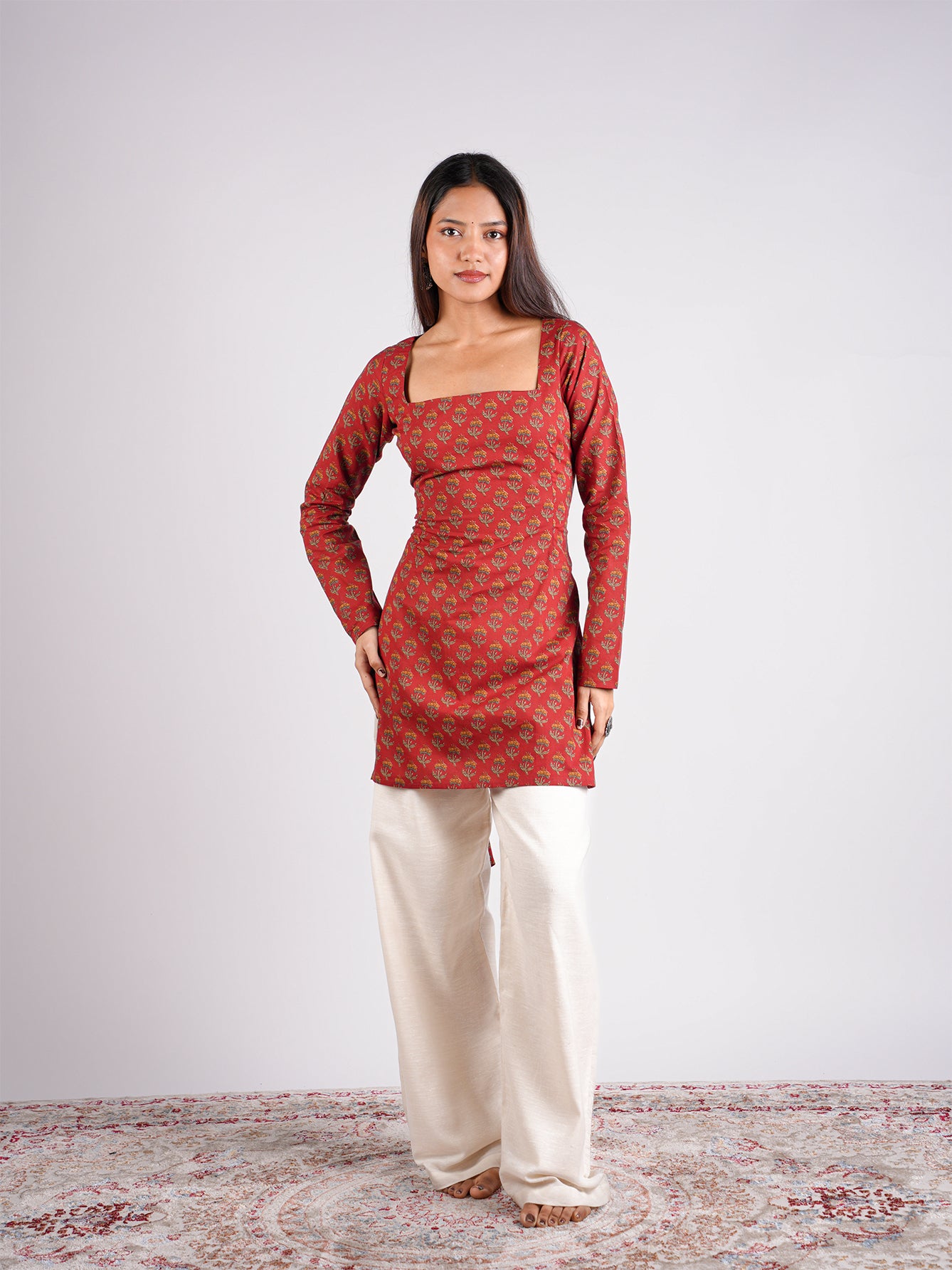 Ishara Sleeved Corset Kurti
