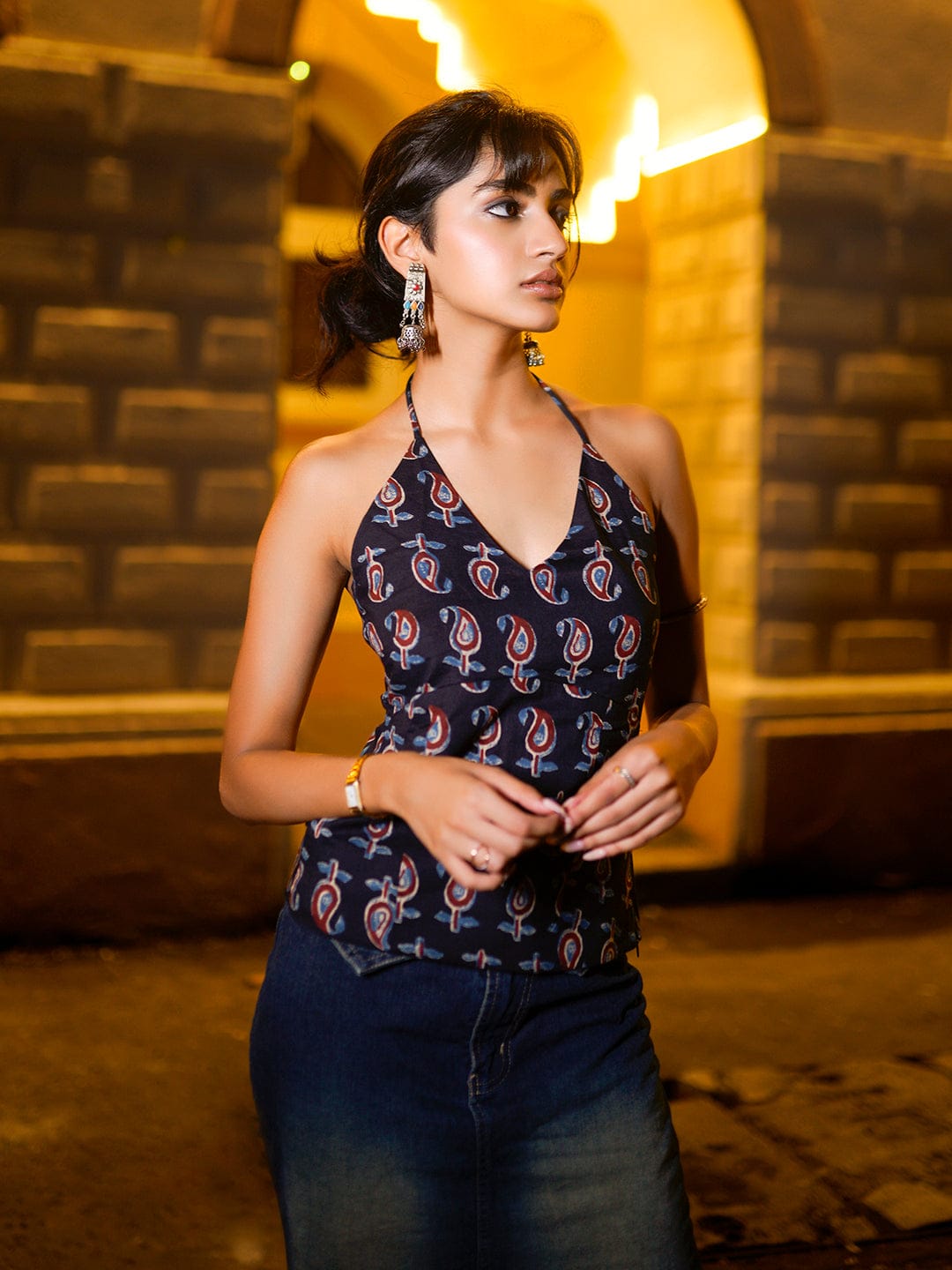 Kaya halter neck top