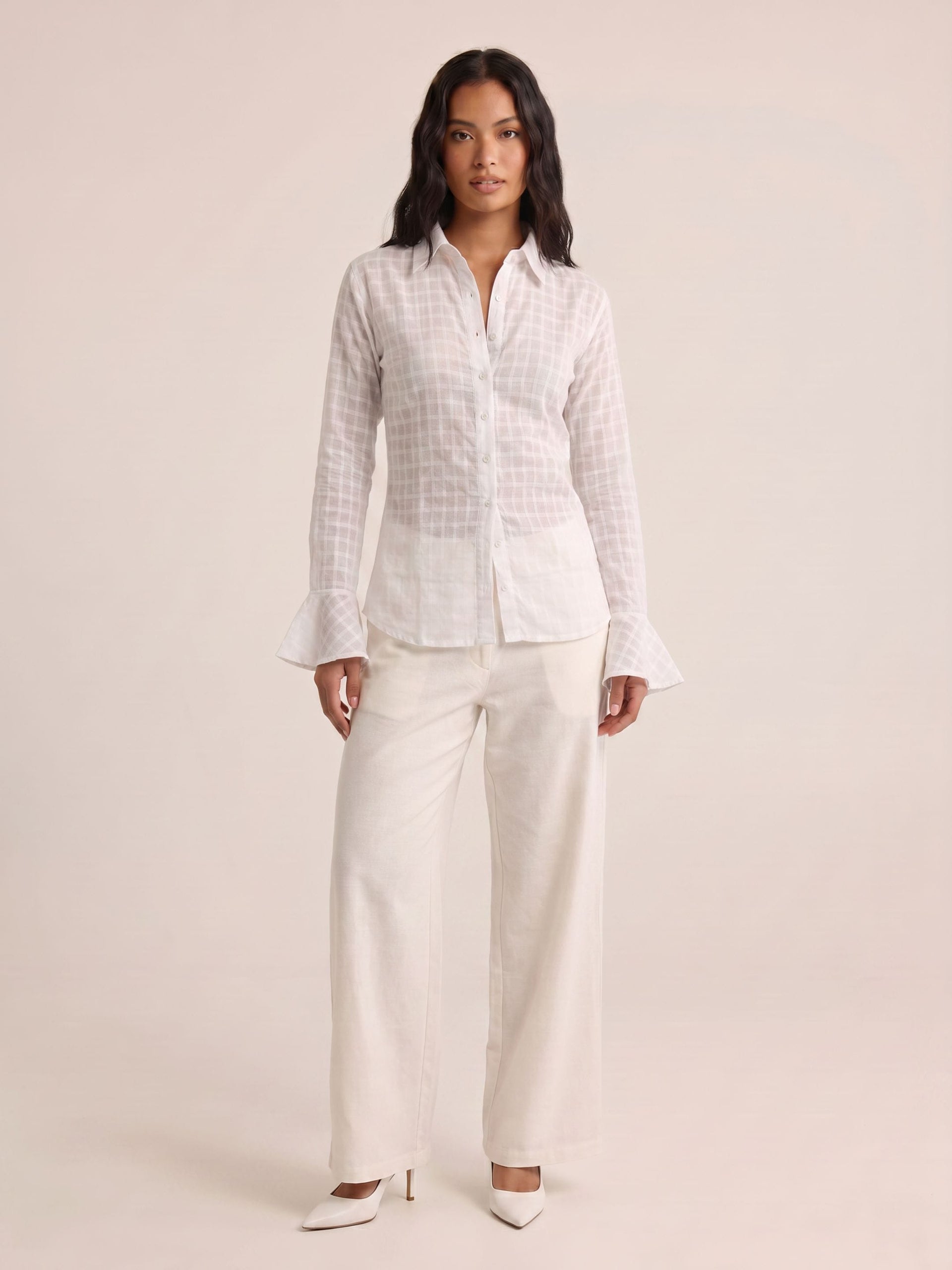Dua Jacquard Corset Shirt