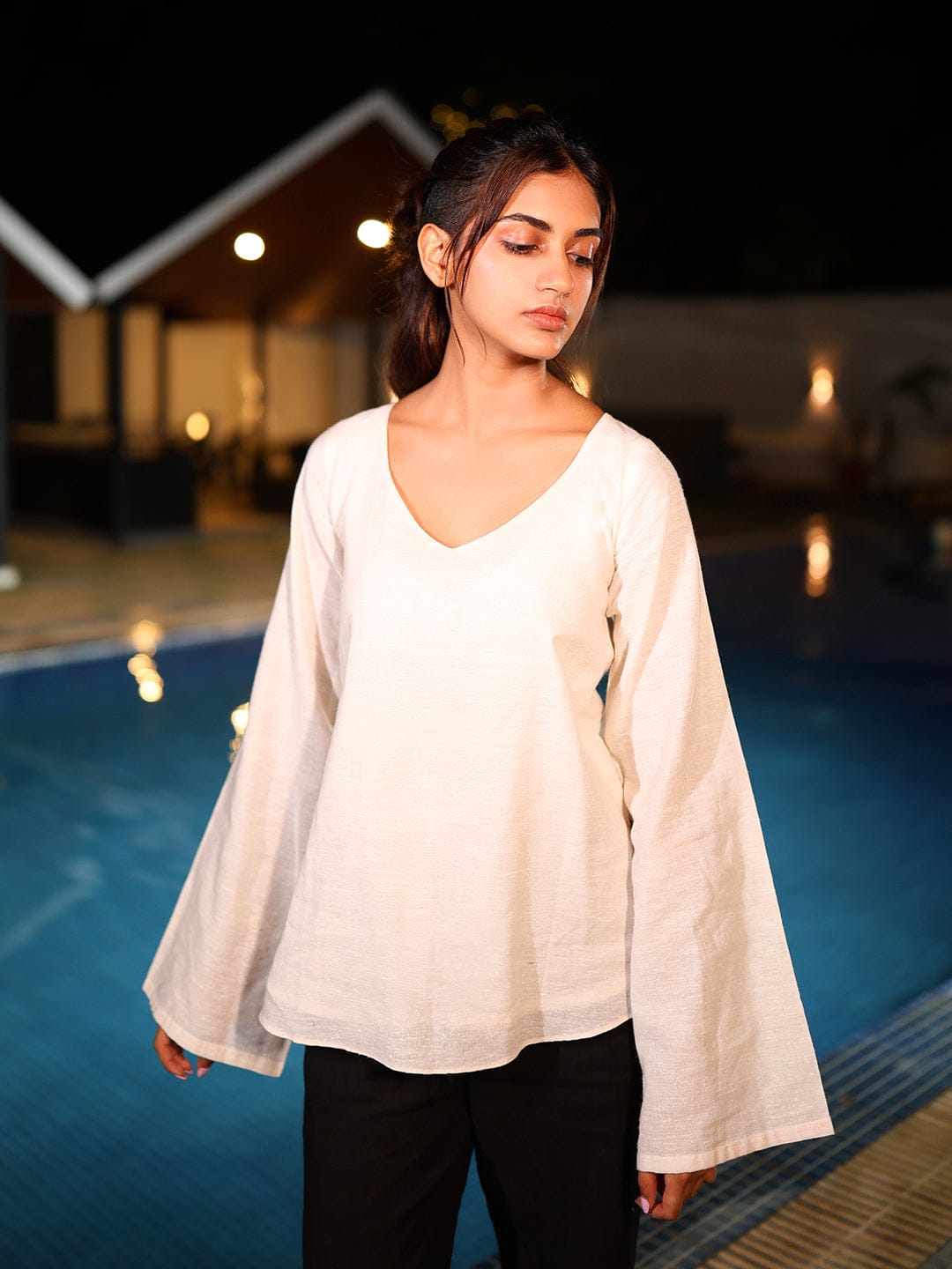 Masakali Linen Top