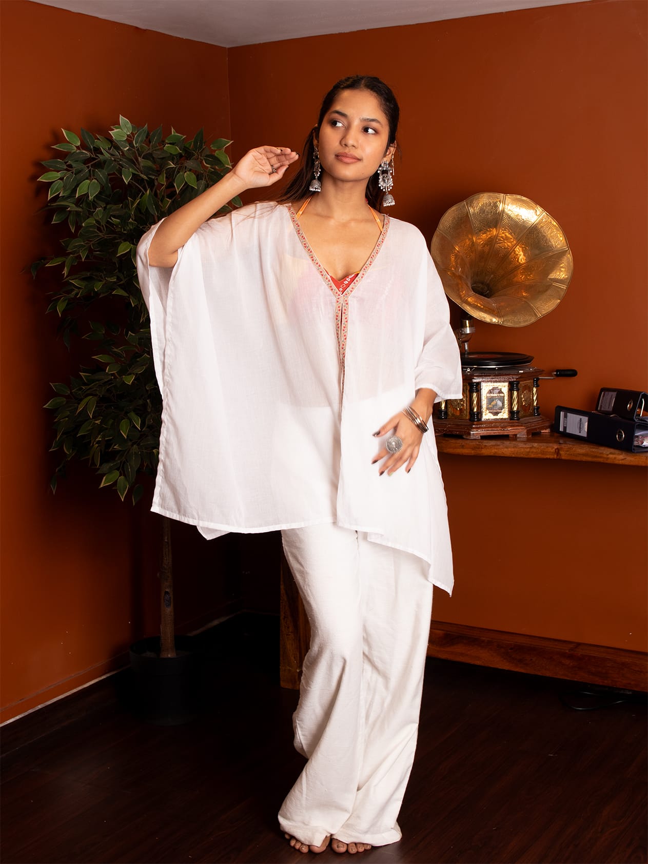 Tisha Mul Sheer Cover Up