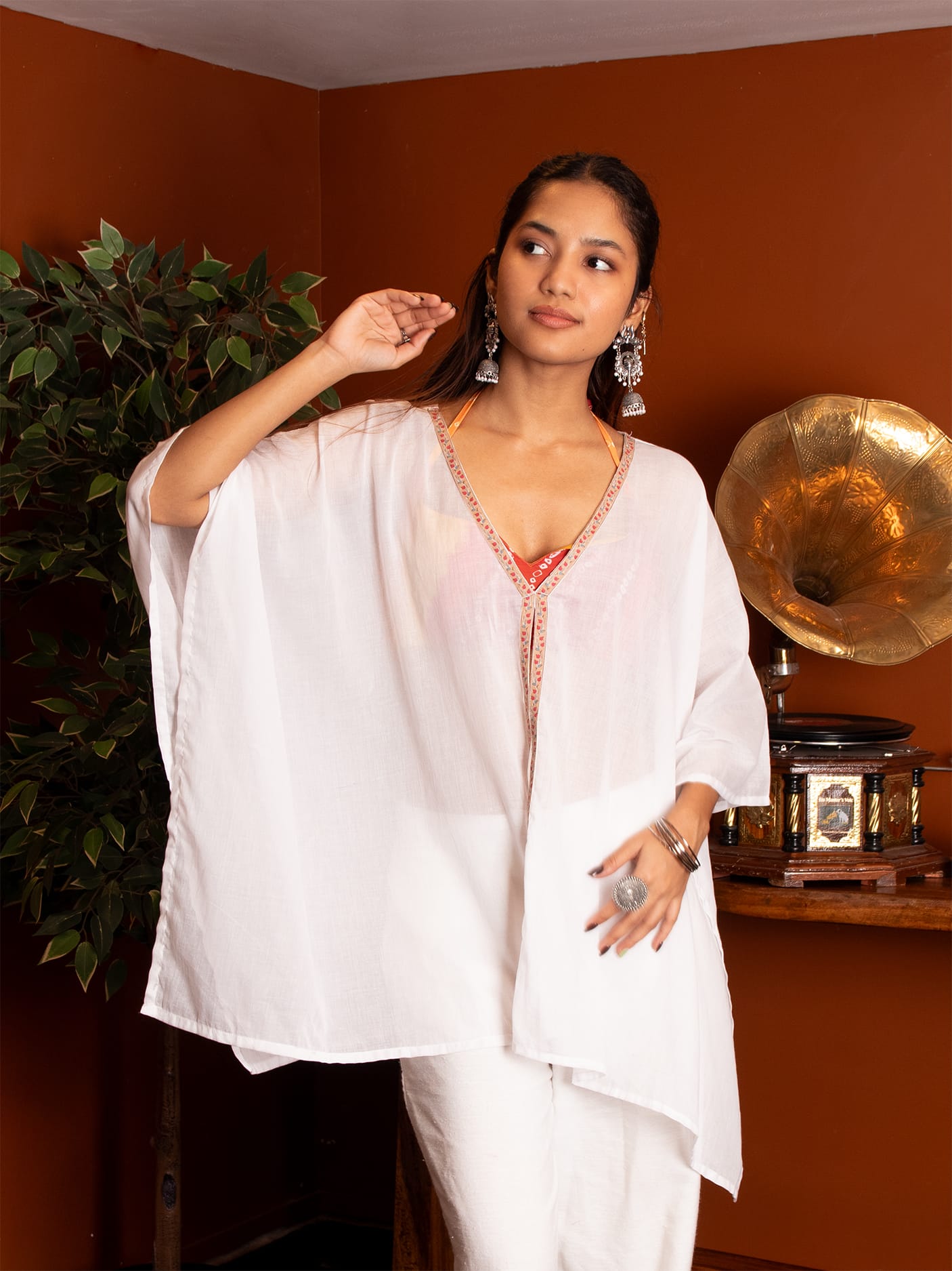 Tisha Mul Sheer Cover Up