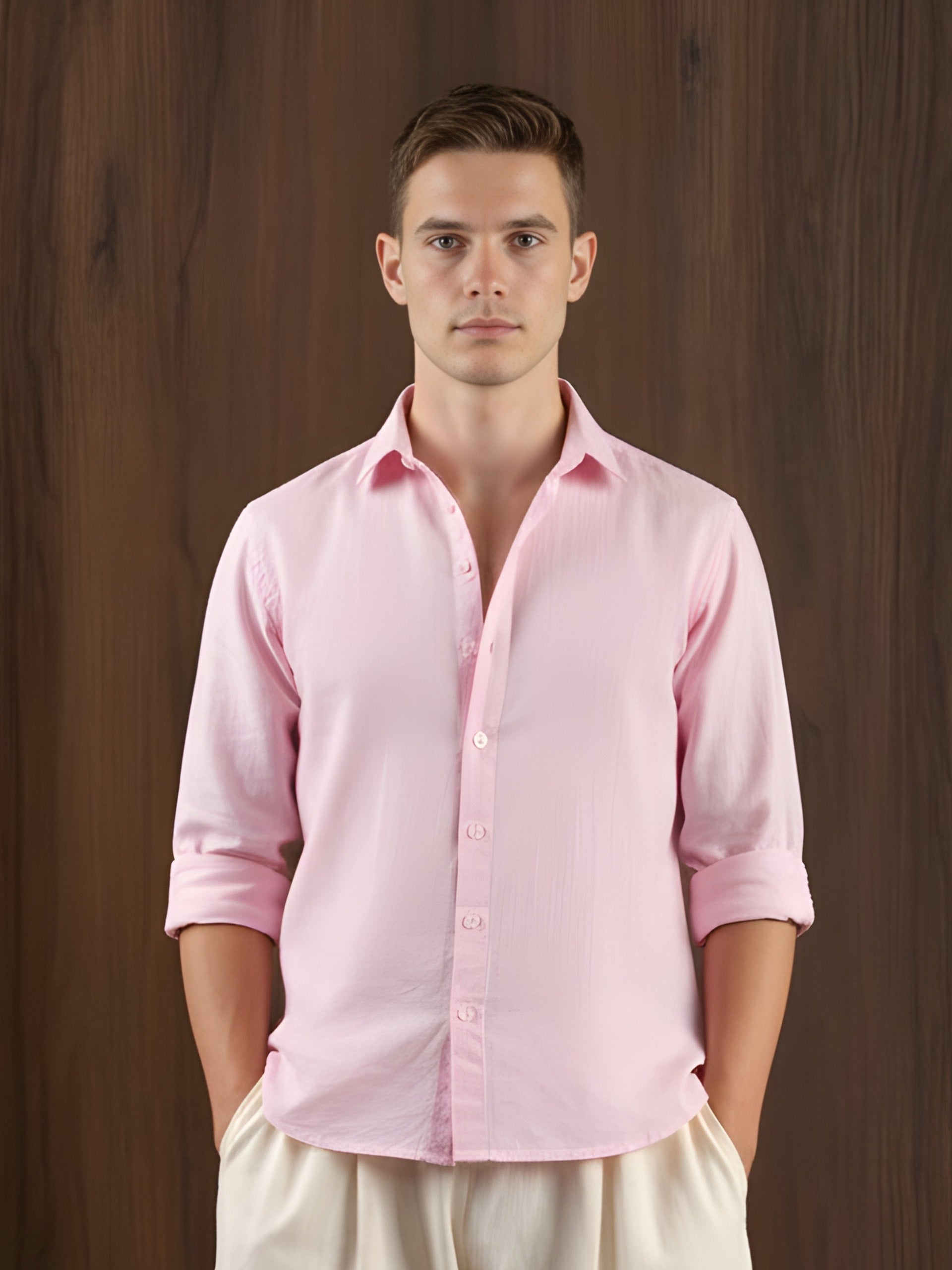 Param Fitted Linen Shirt