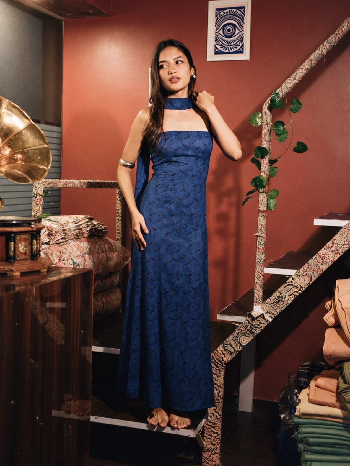 Rose Tube Long Dress