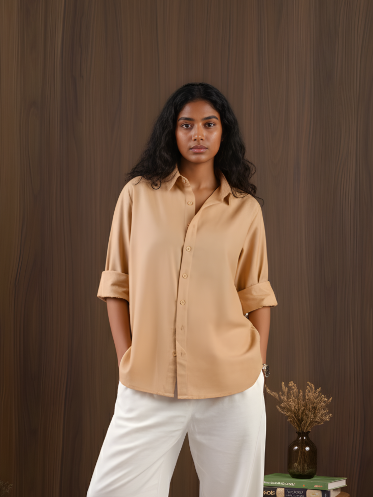 Oversized Khadi Linen Shirt