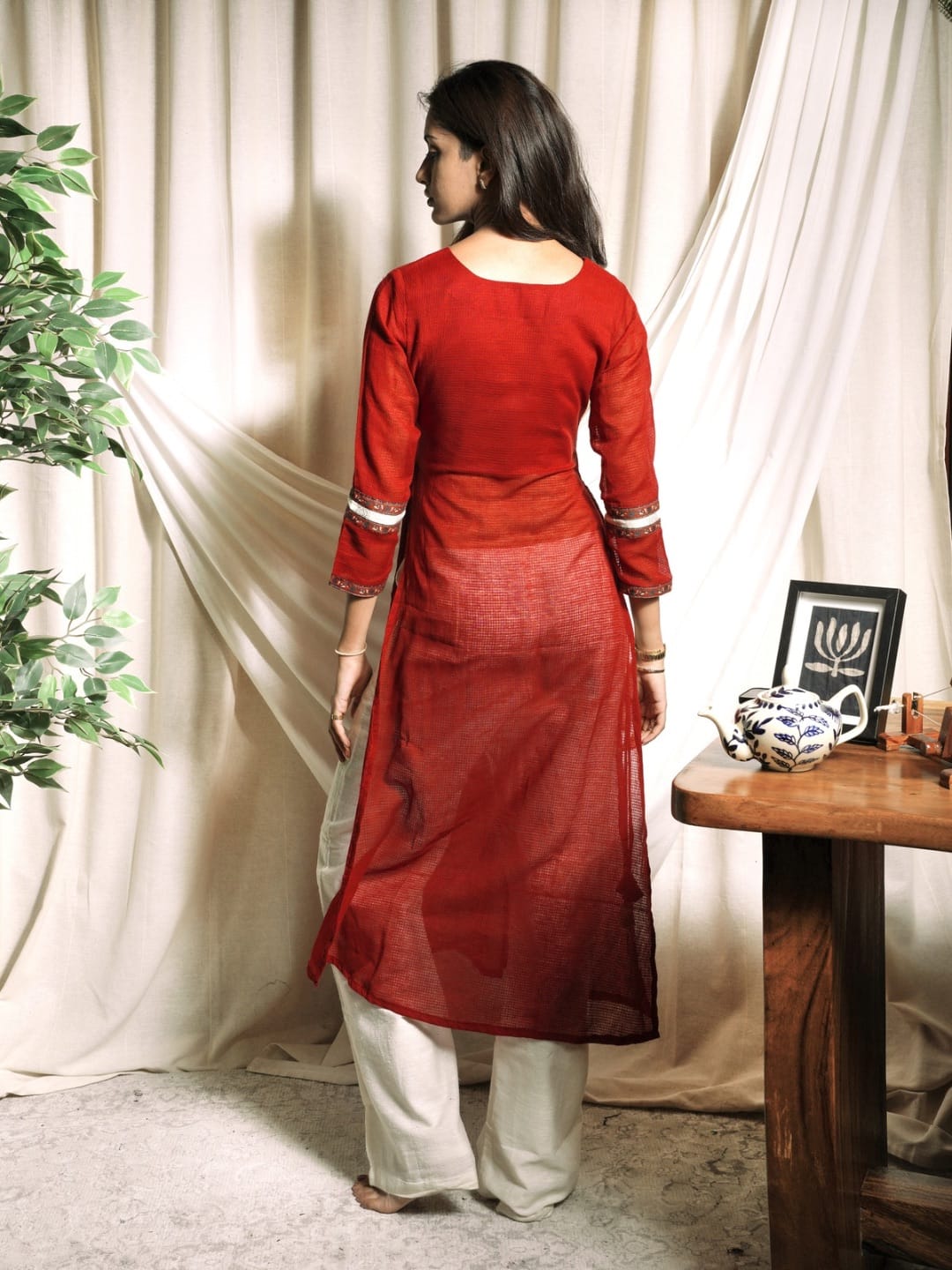 Alizeh Mul side Slit Kurti