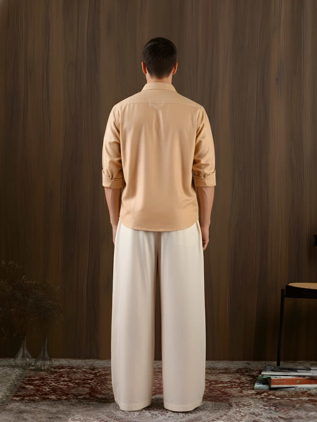 Karan Khadi Linen Fitted Shirt
