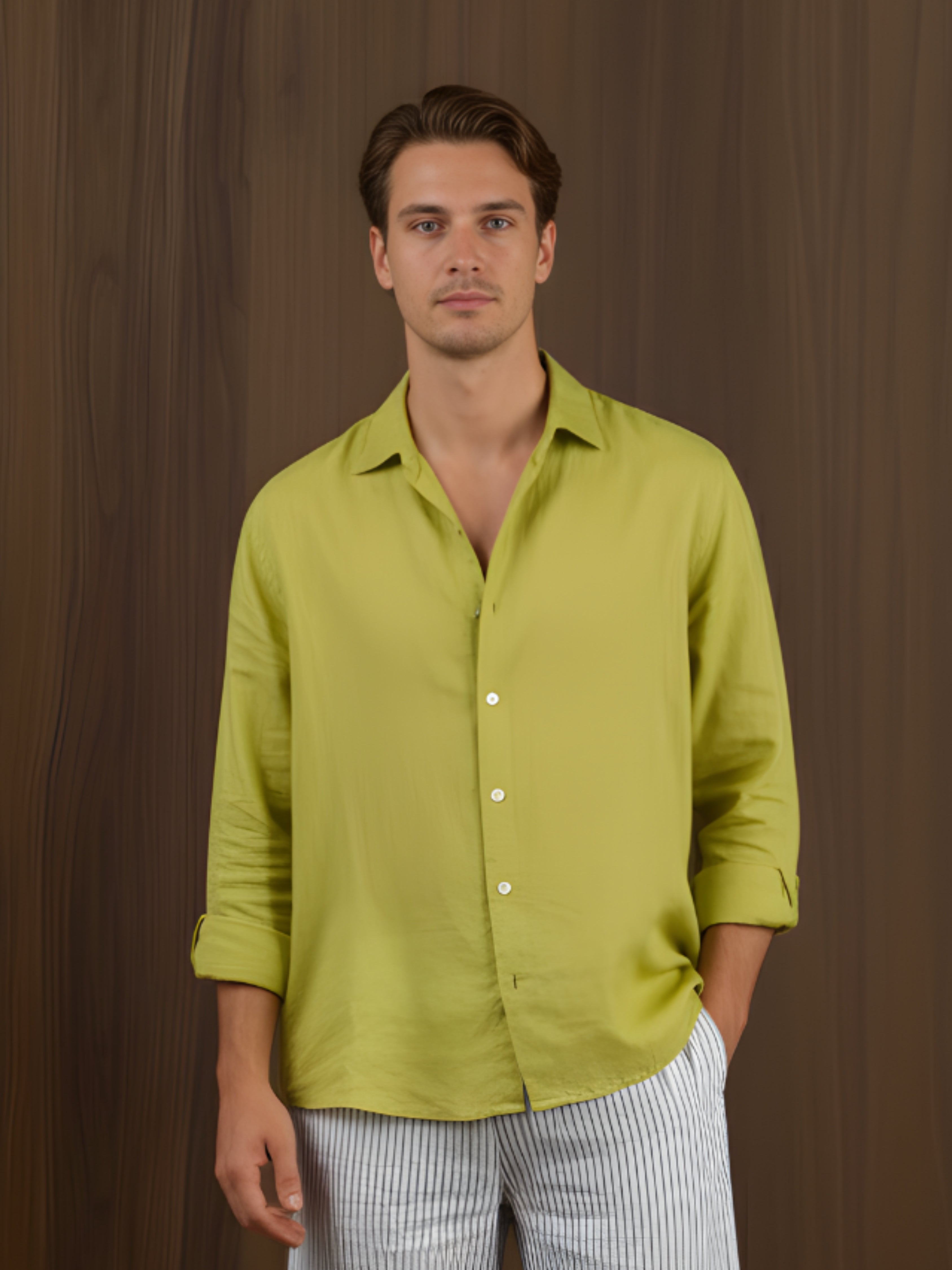 Veer Linen Fitted Shirt