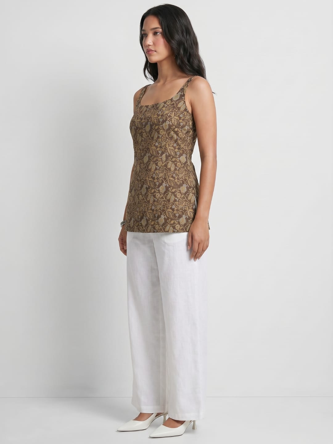 Zeel Deep Back Short Kurti