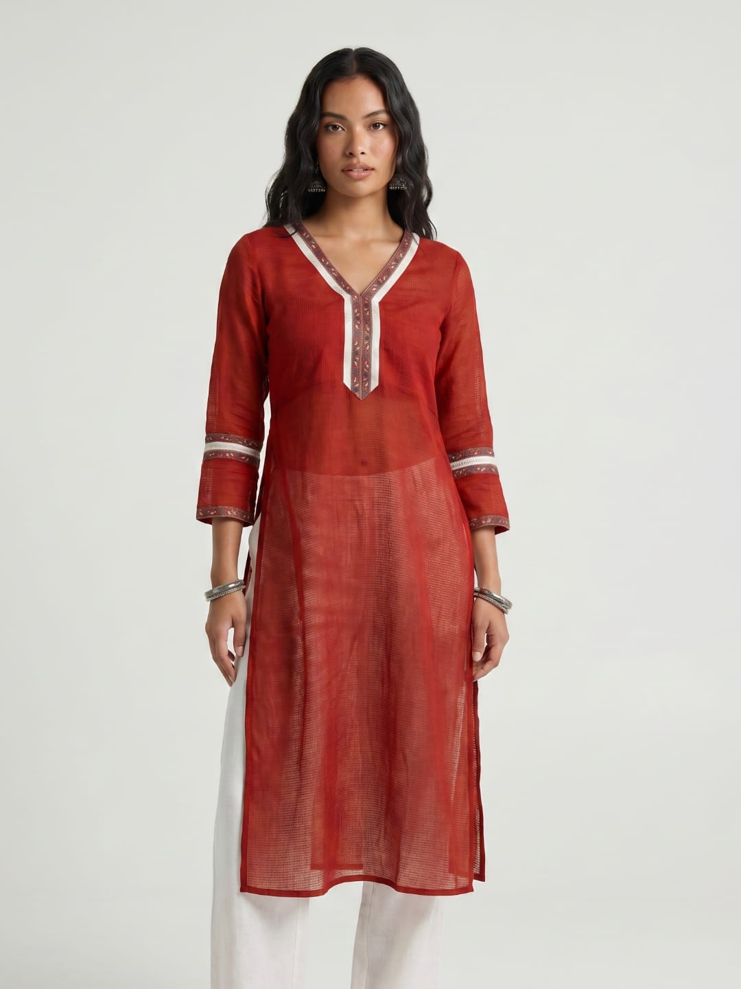 Alizeh Mul side Slit Kurti