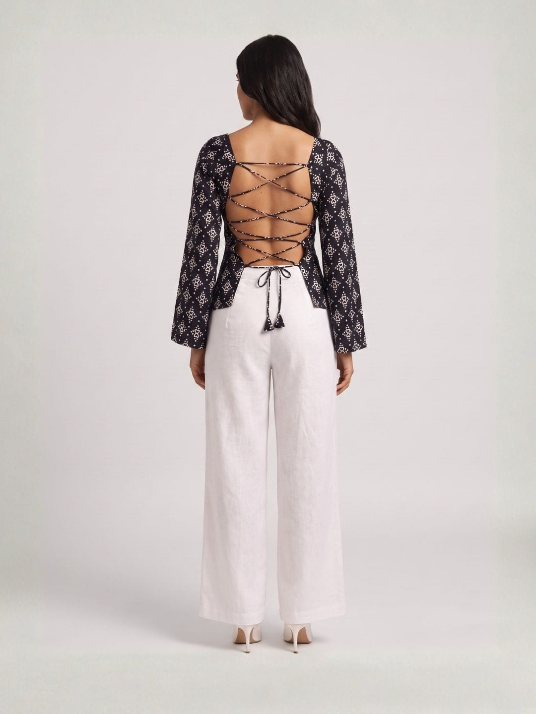 Amayra Open Back Corset Kurti