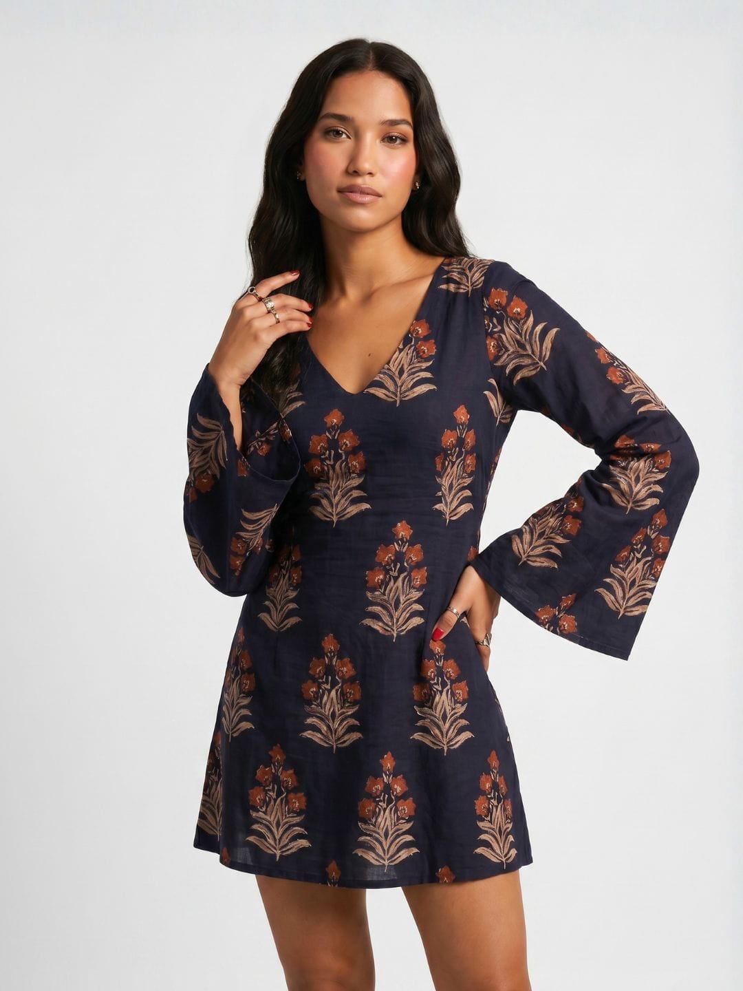 Anika Bell Sleeves Dress