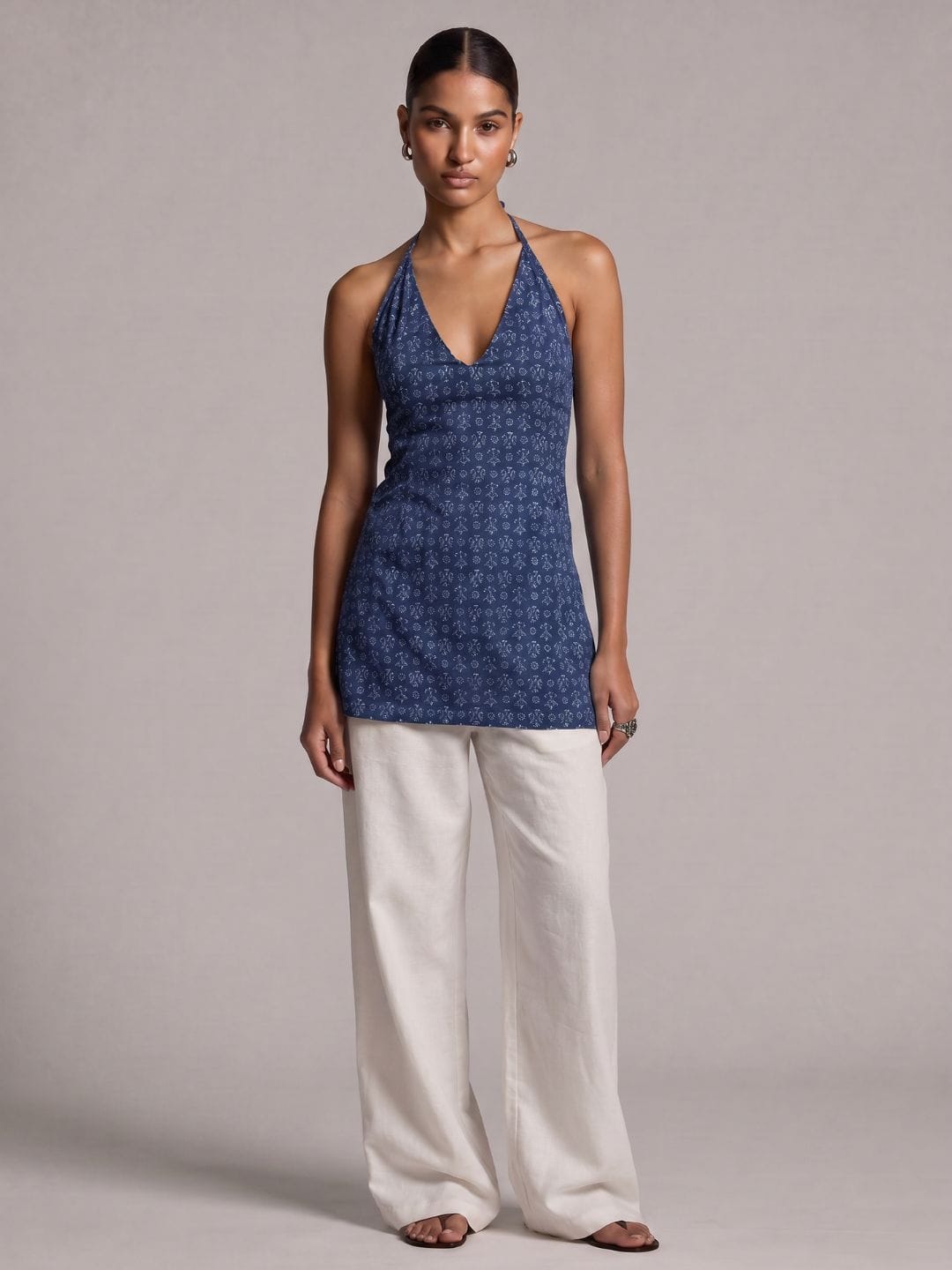Arya Halterneck Corset Kurti