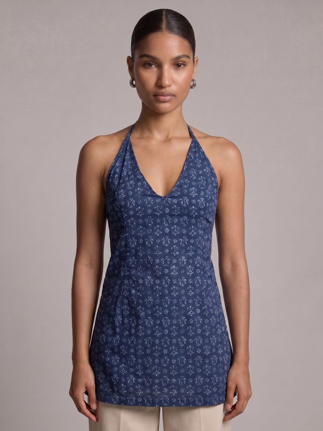 Arya Halterneck Corset Kurti