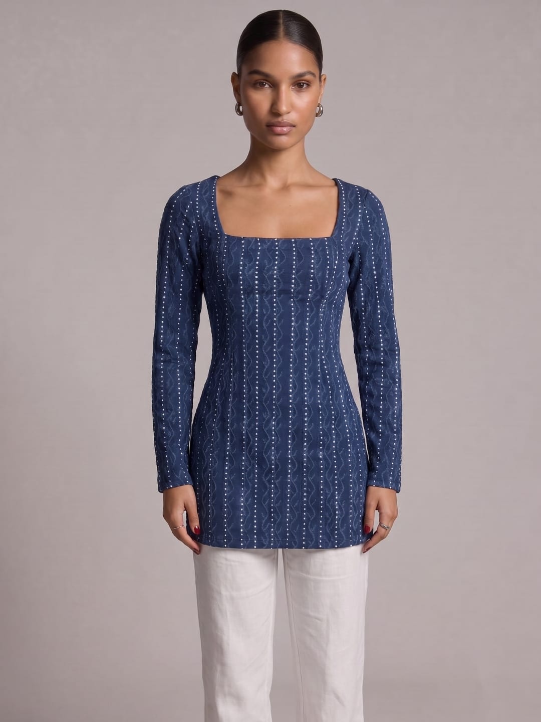 Mehek Sleeved Corset Kurti