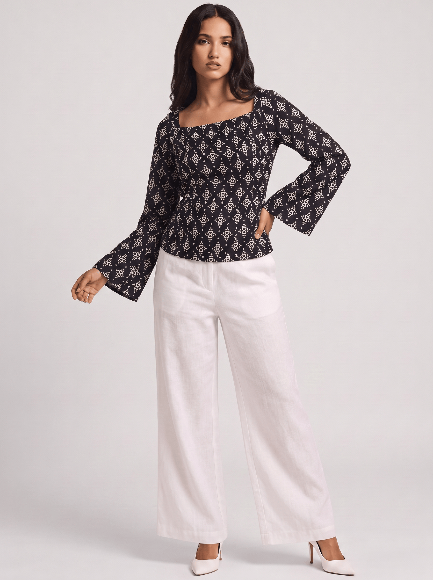Amayra Open Back Corset Kurti