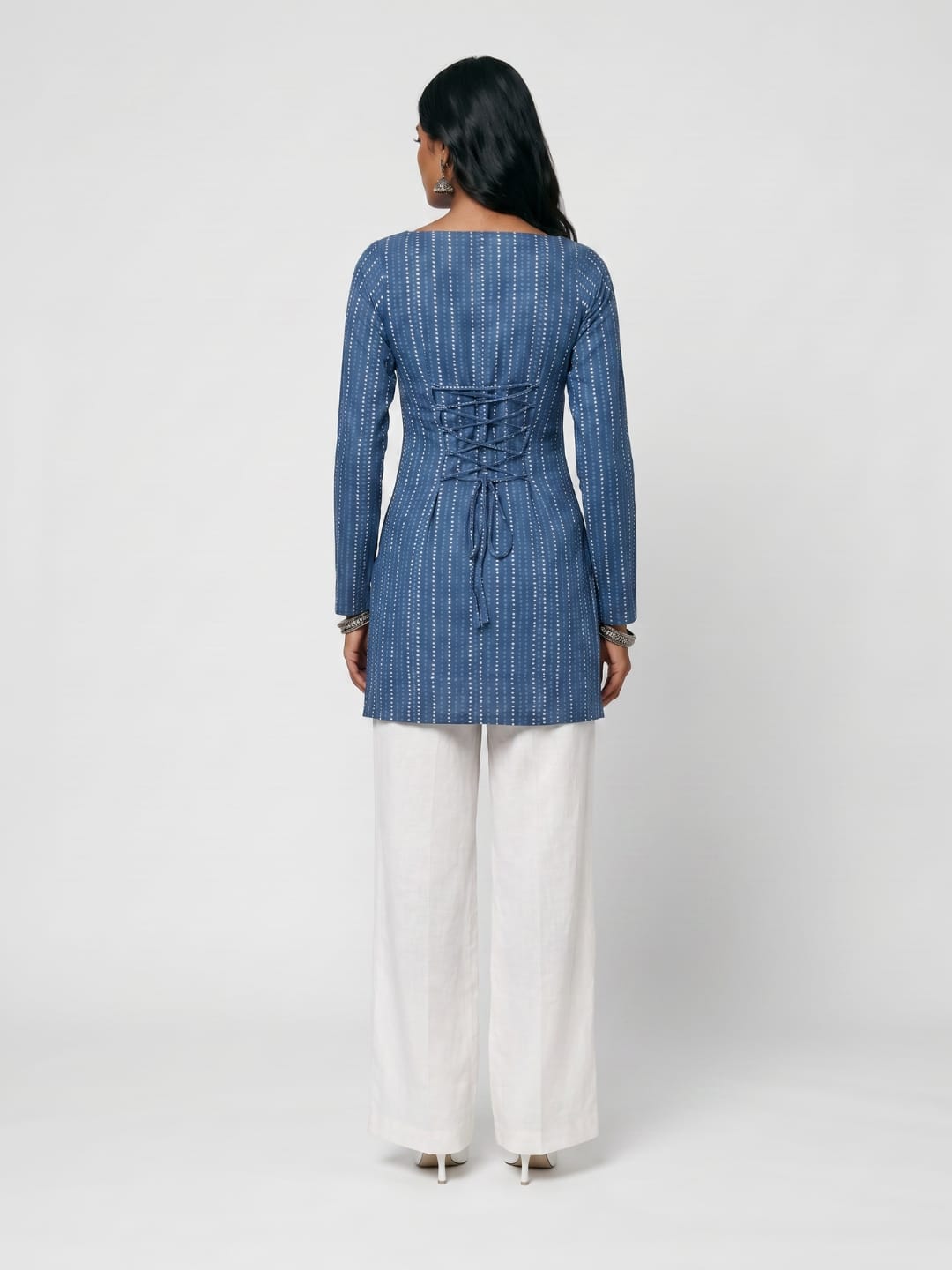 Ishita Sleeved Corset Kurti