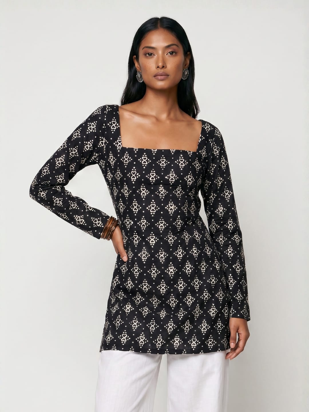 Janki Sleeved Corset Kurti