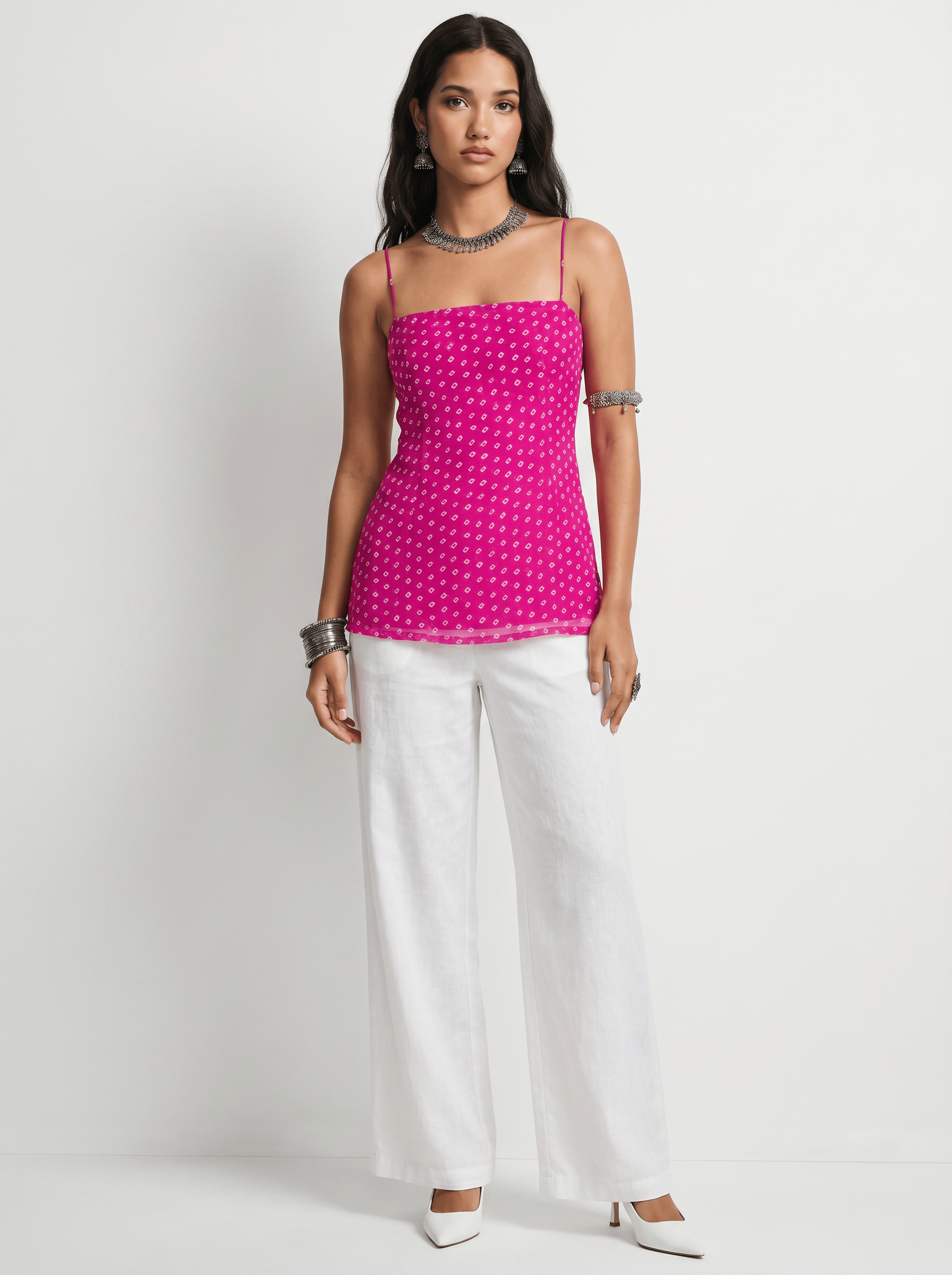 Rasika Bandhani Corset Kurti