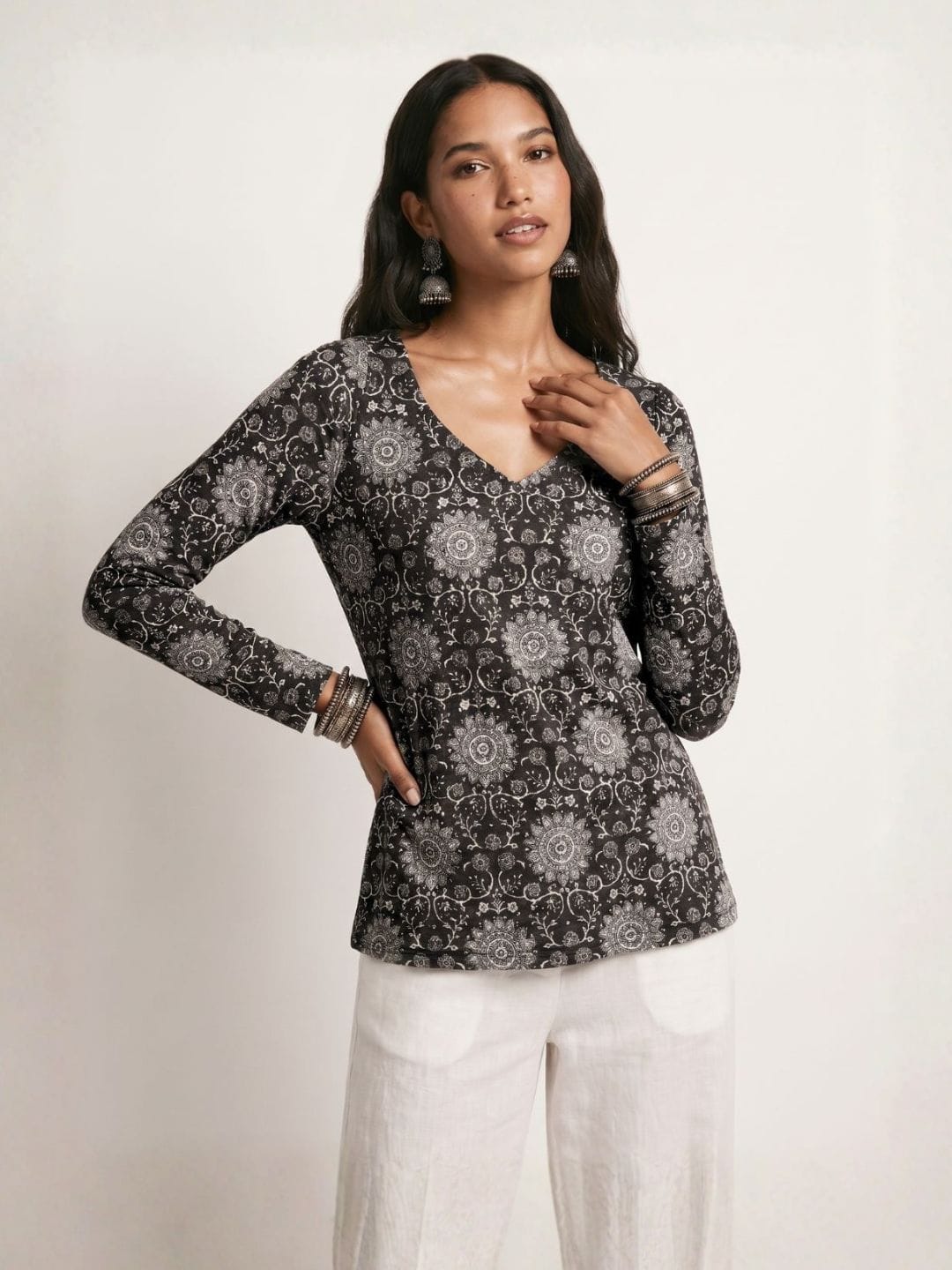 Noor Sleeved Modest Kurti
