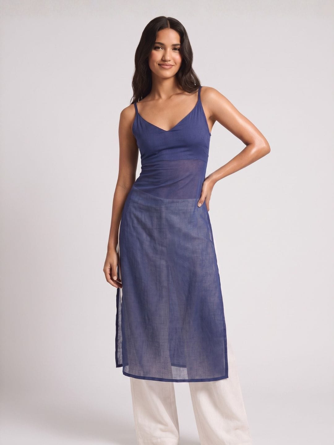 Parul Sheer Mul Kurti