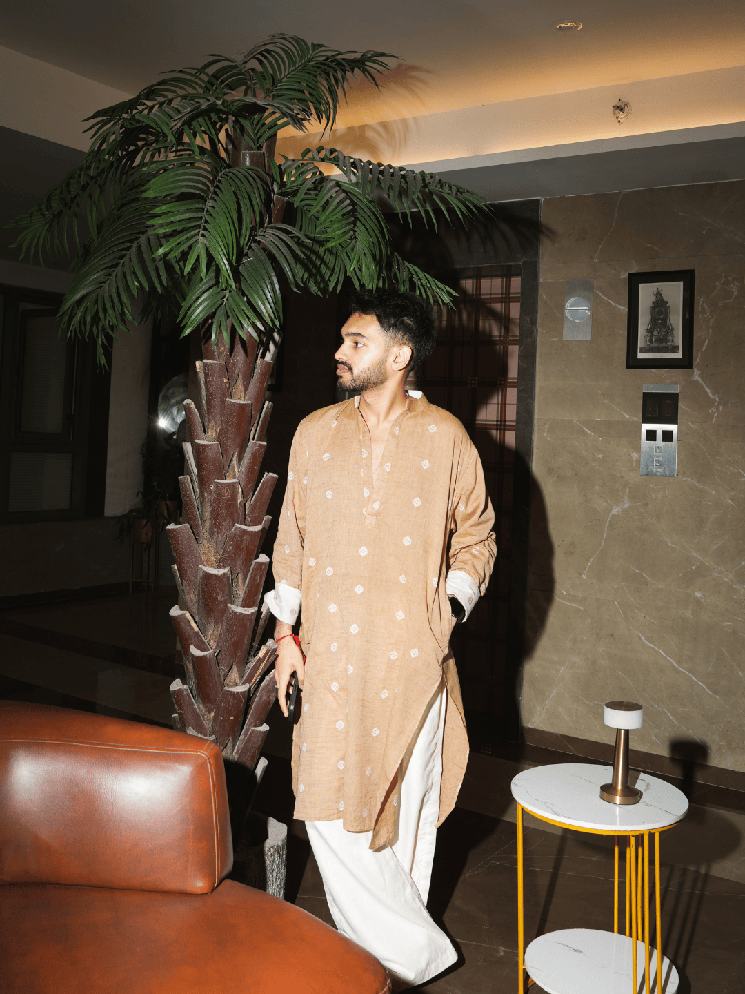 Tajdaar Inverted Sleeves Long Kurta