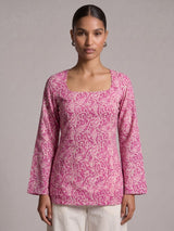 Aashi Deep Back Sleeved Kurti