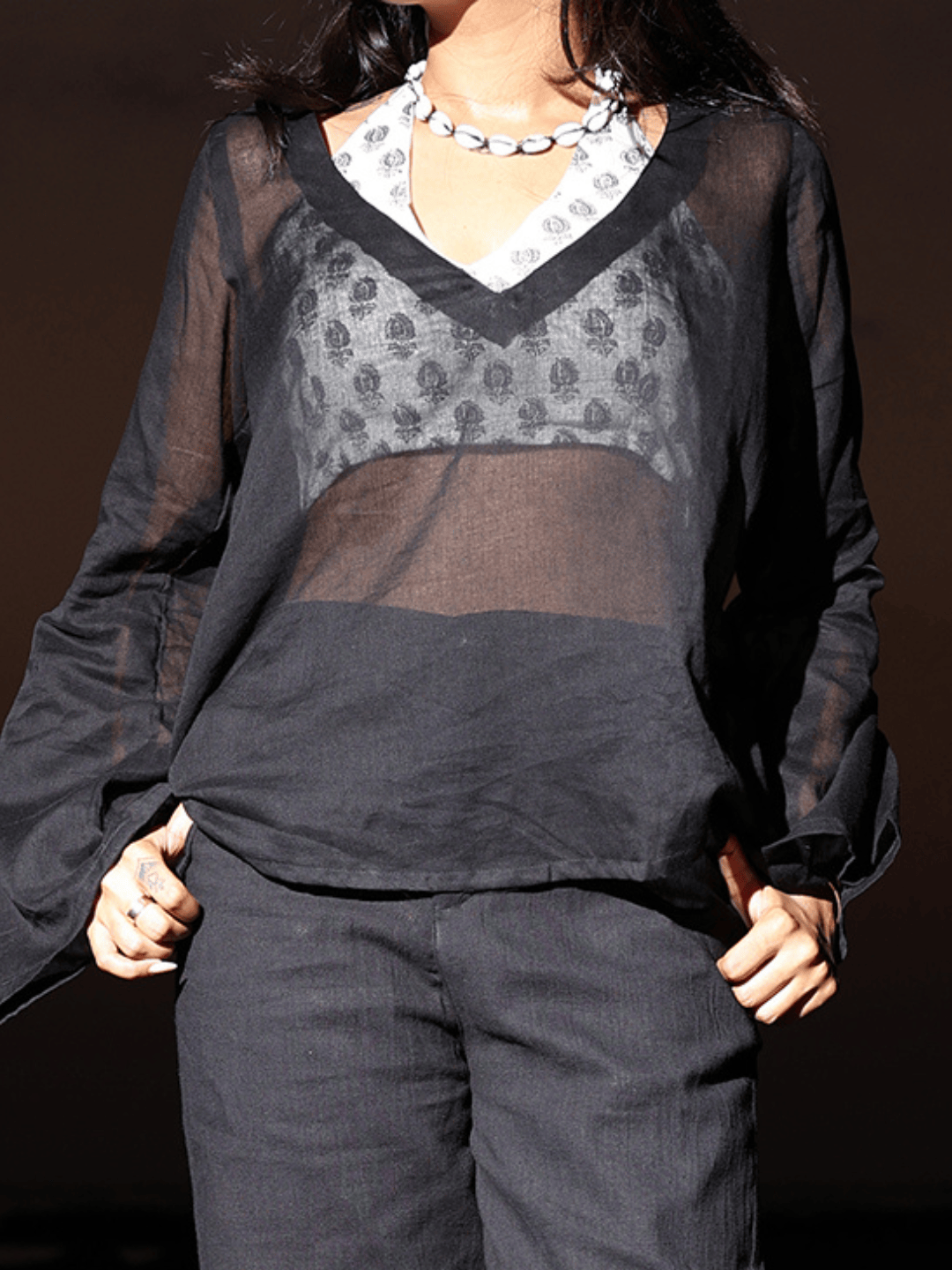 Saanj Mul Sheer cover up