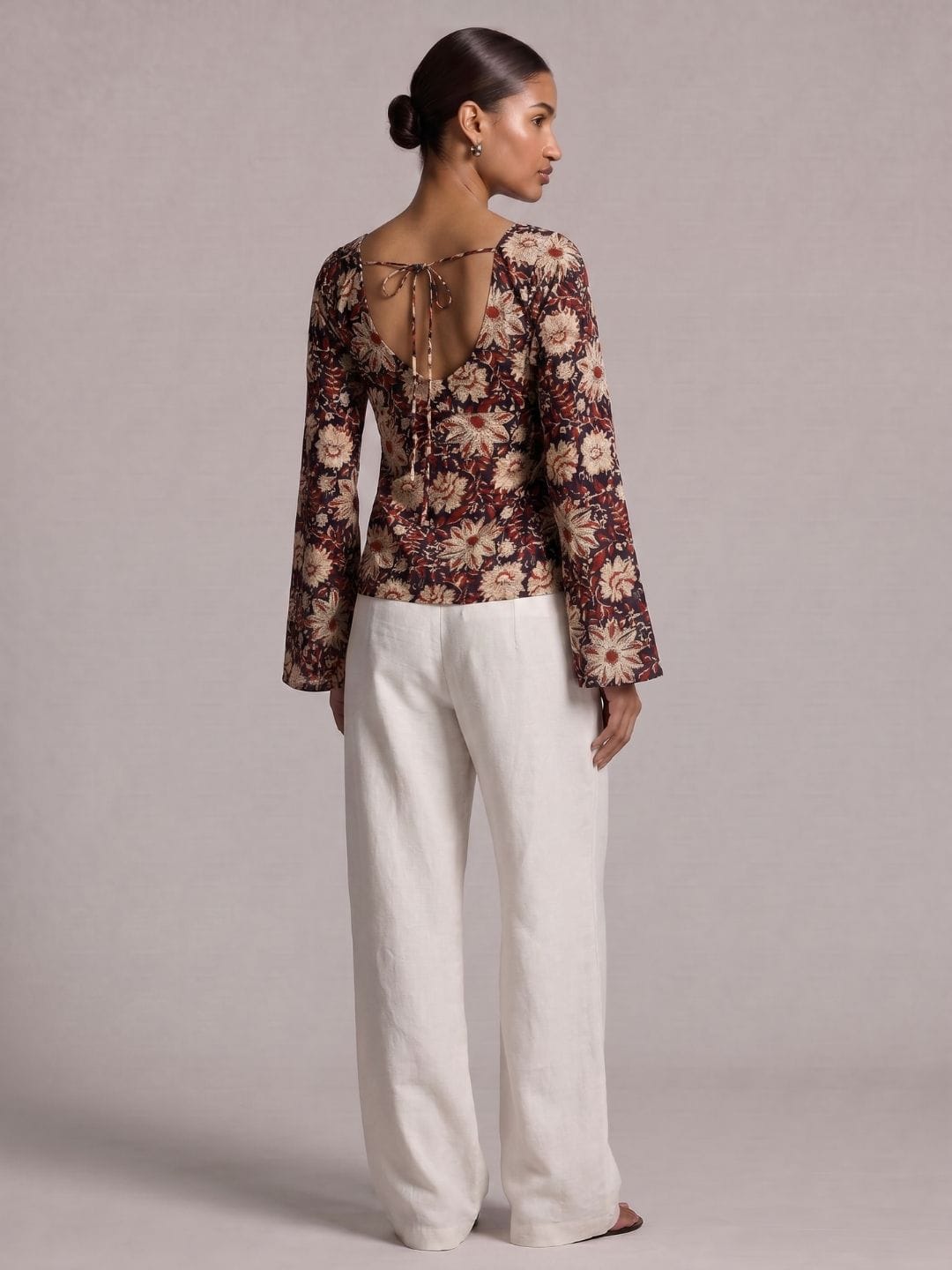 Naira Bell Sleeved Top