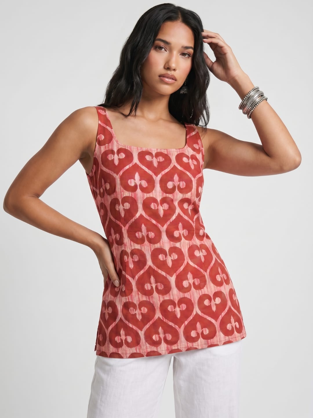 Myra Deep Back Short Kurti