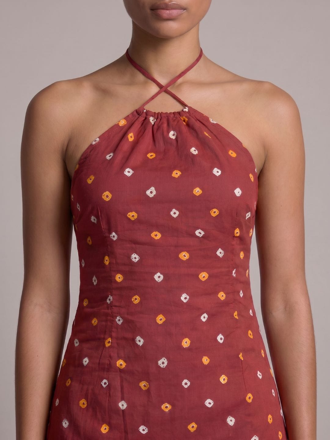 Sahar Halterneck Kurti