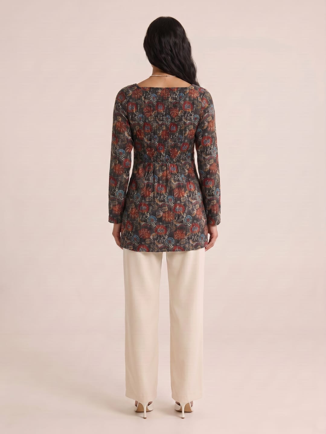 Radhika Sleeved Corset Kurti