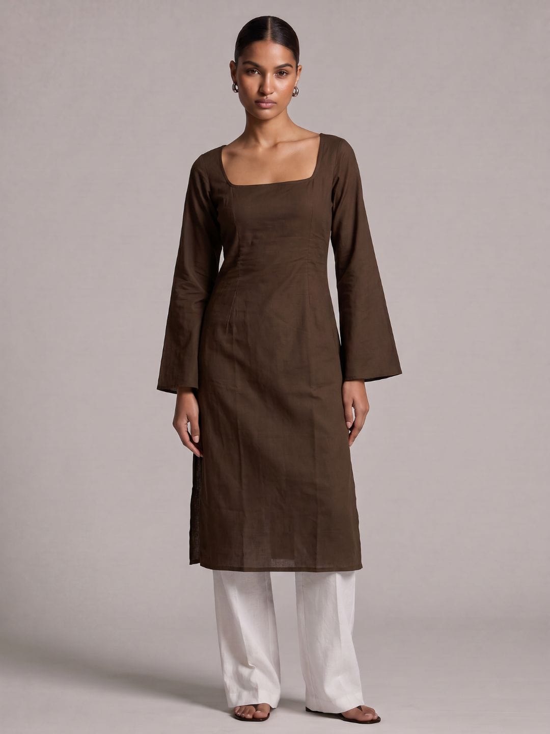 Nehal Deep Back Long Kurti
