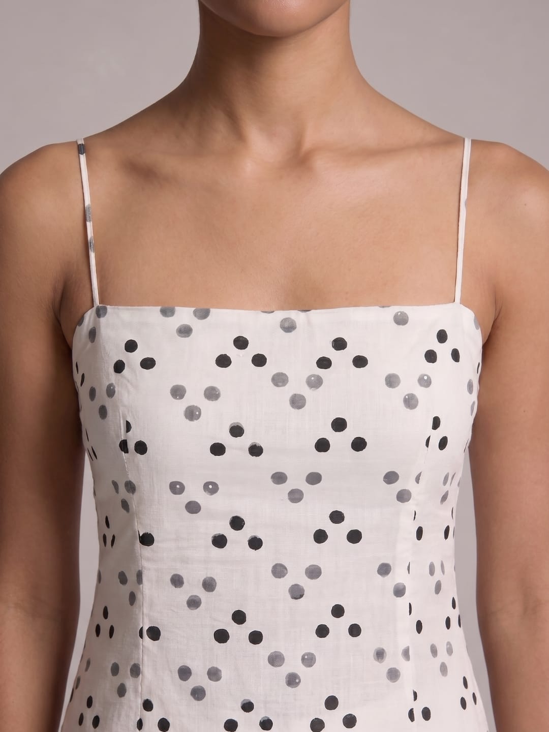 Rish Noodle Strap Short Kurti