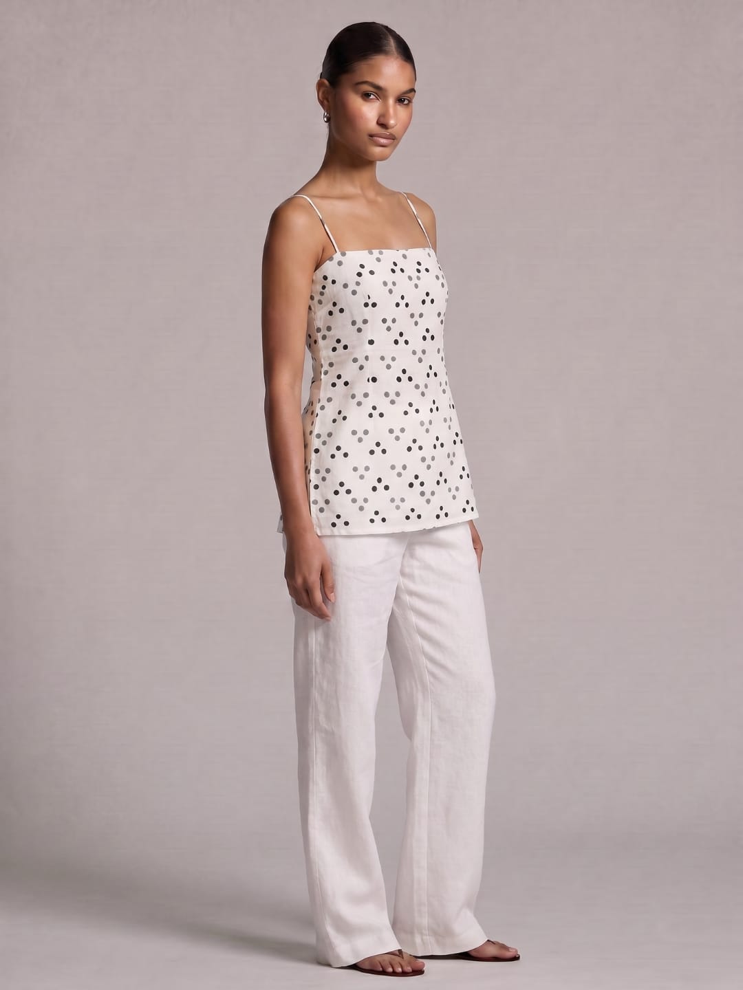 Rish Noodle Strap Short Kurti