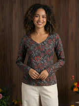 Hema Sleeved Modest Kurti