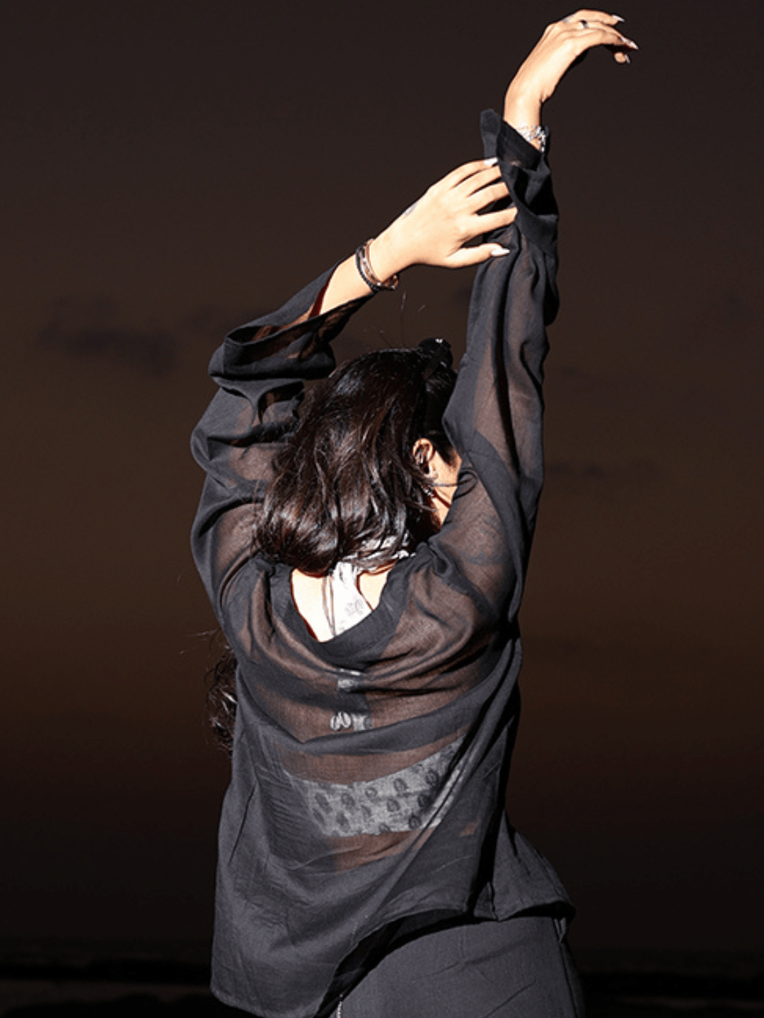 Saanj Mul Sheer cover up