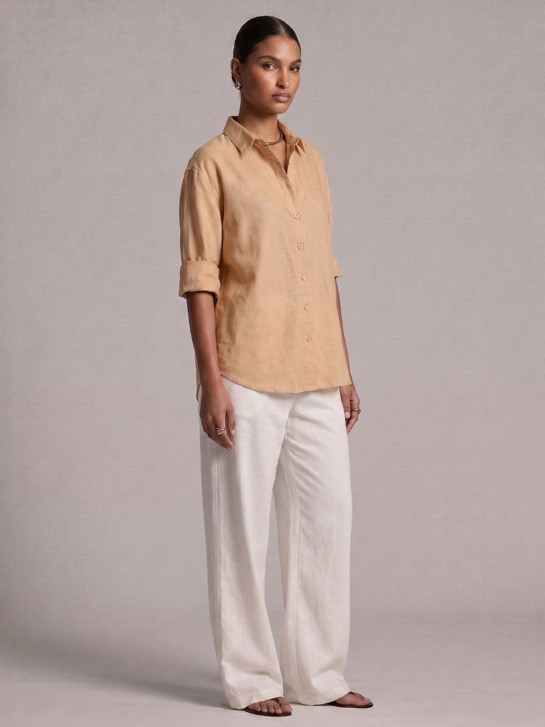 Oversized Khadi Linen Shirt