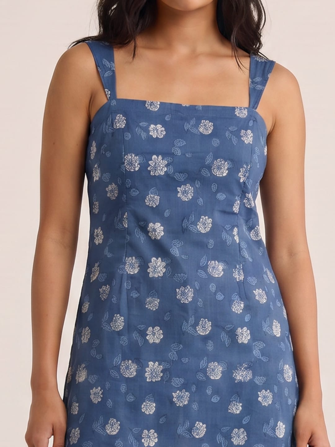 Khushi Wide Shoulder Strap Kurti