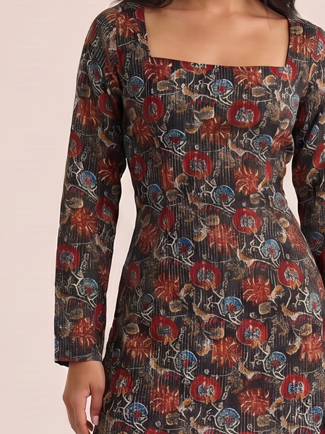 Radhika Sleeved Corset Kurti
