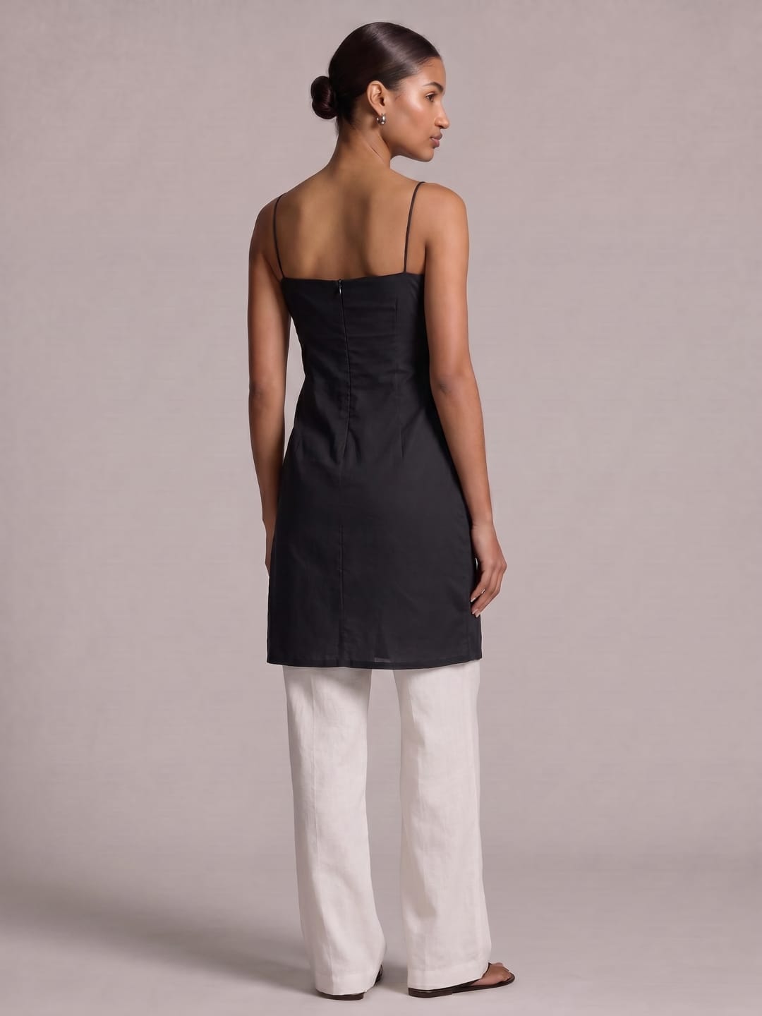 Kusmi Noodle Strap Corset Kurti