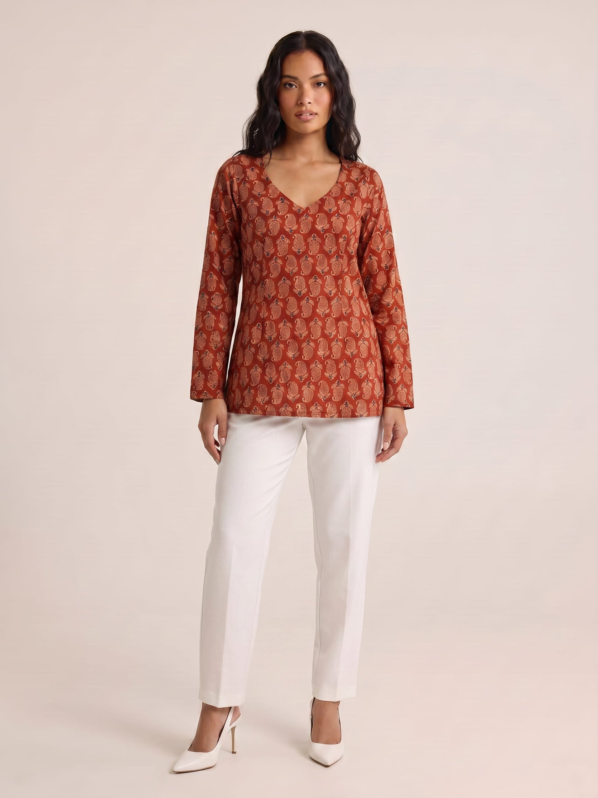 Nasreen Full Sleeve Kurti