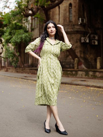 Vasudha cinch dress