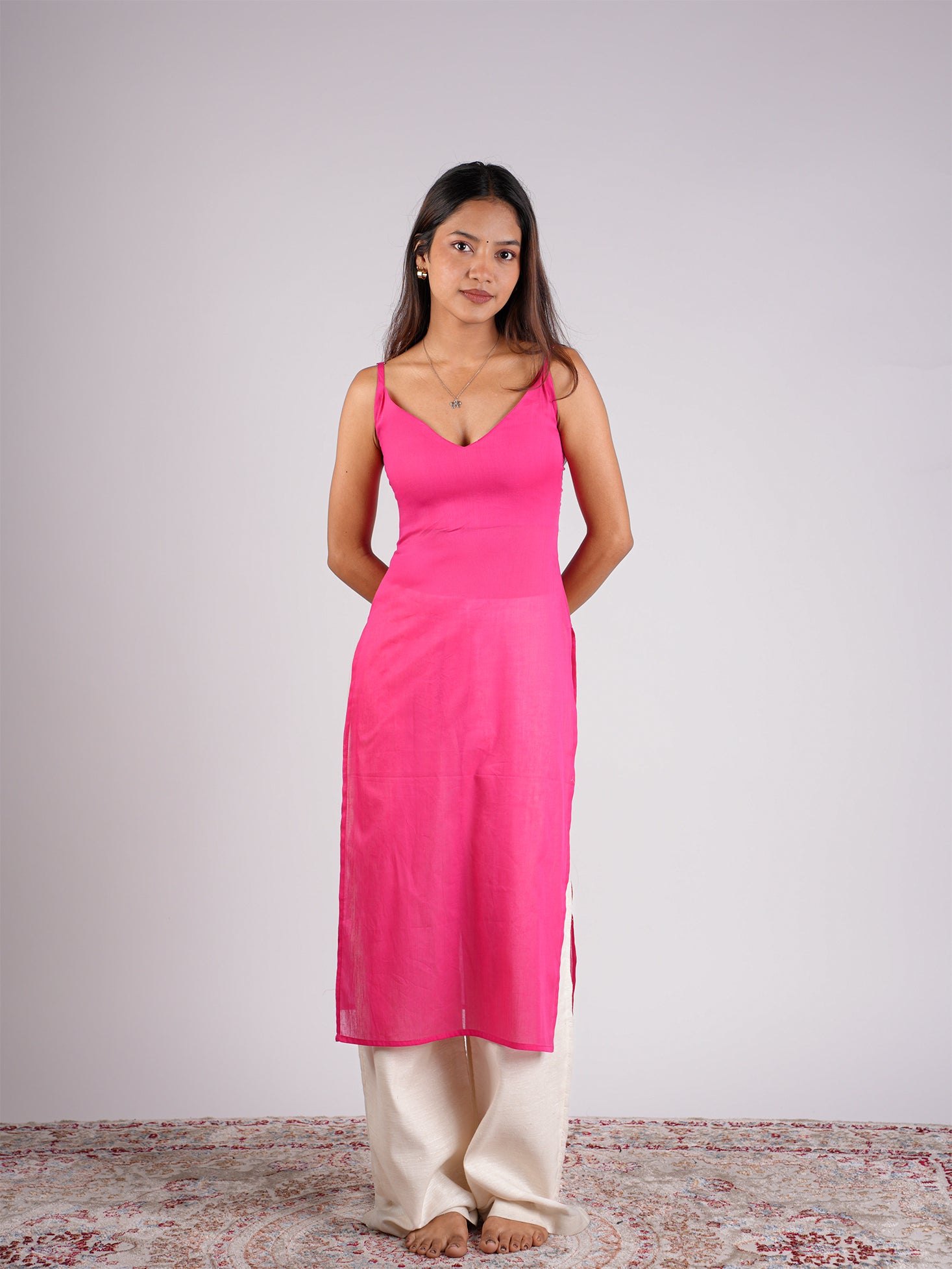 Adya Sheer Mul Kurti